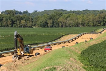 Columbia Pipeline B -system Construction